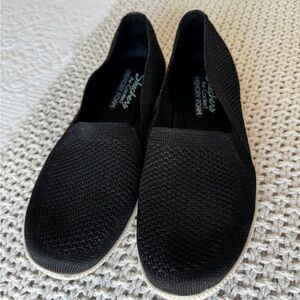 Skechers Black Athletic Shoes with Breathable Mesh